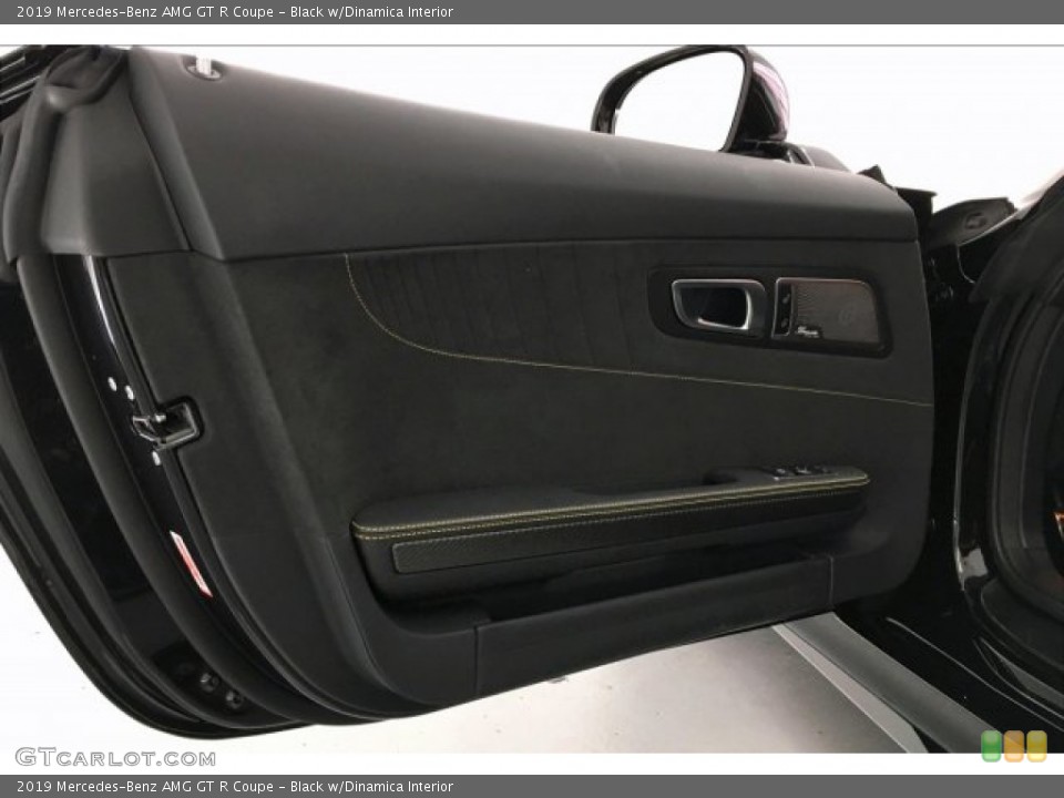 Black w/Dinamica Interior Door Panel for the 2019 Mercedes-Benz AMG GT R Coupe #133384387