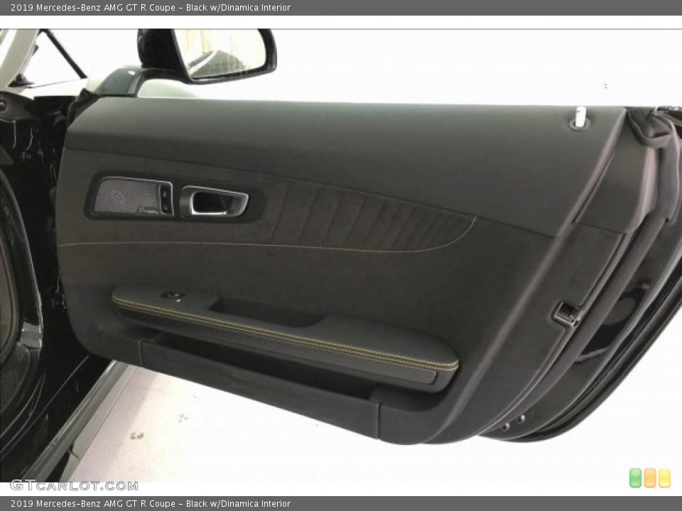 Black w/Dinamica Interior Door Panel for the 2019 Mercedes-Benz AMG GT R Coupe #133384483