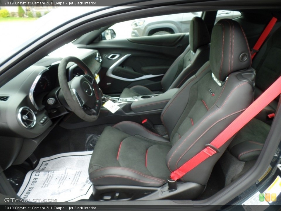 Jet Black Interior Front Seat for the 2019 Chevrolet Camaro ZL1 Coupe #133396453