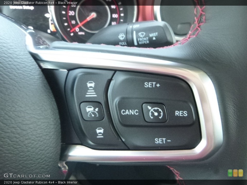 Black Interior Steering Wheel for the 2020 Jeep Gladiator Rubicon 4x4 #133396469