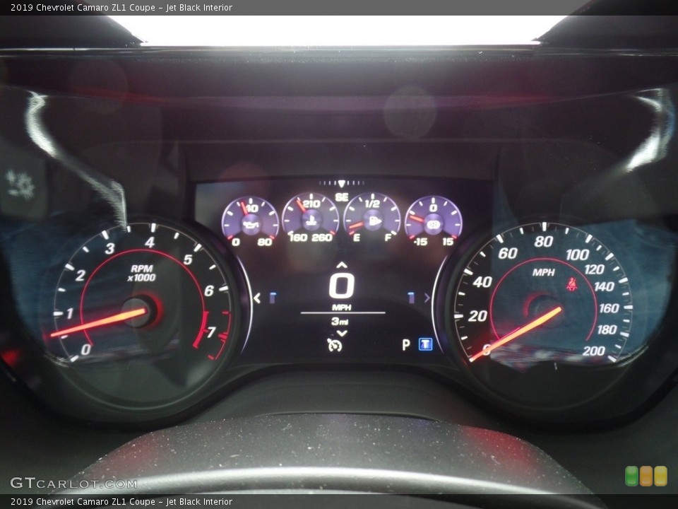 Jet Black Interior Gauges for the 2019 Chevrolet Camaro ZL1 Coupe #133396552