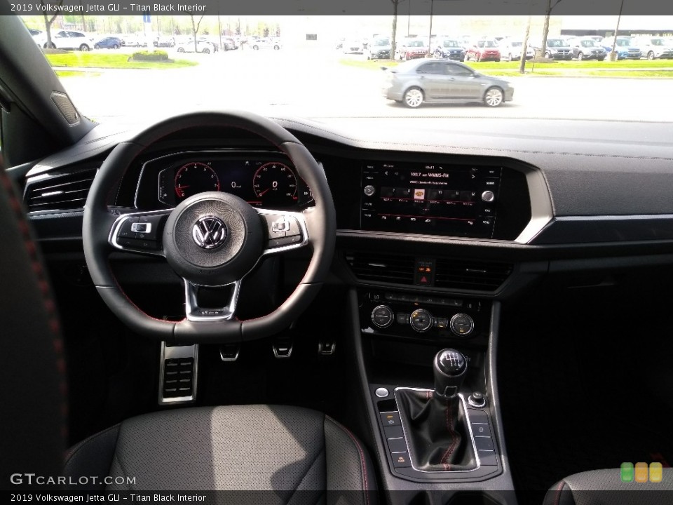 Titan Black Interior Dashboard for the 2019 Volkswagen Jetta GLI #133399913