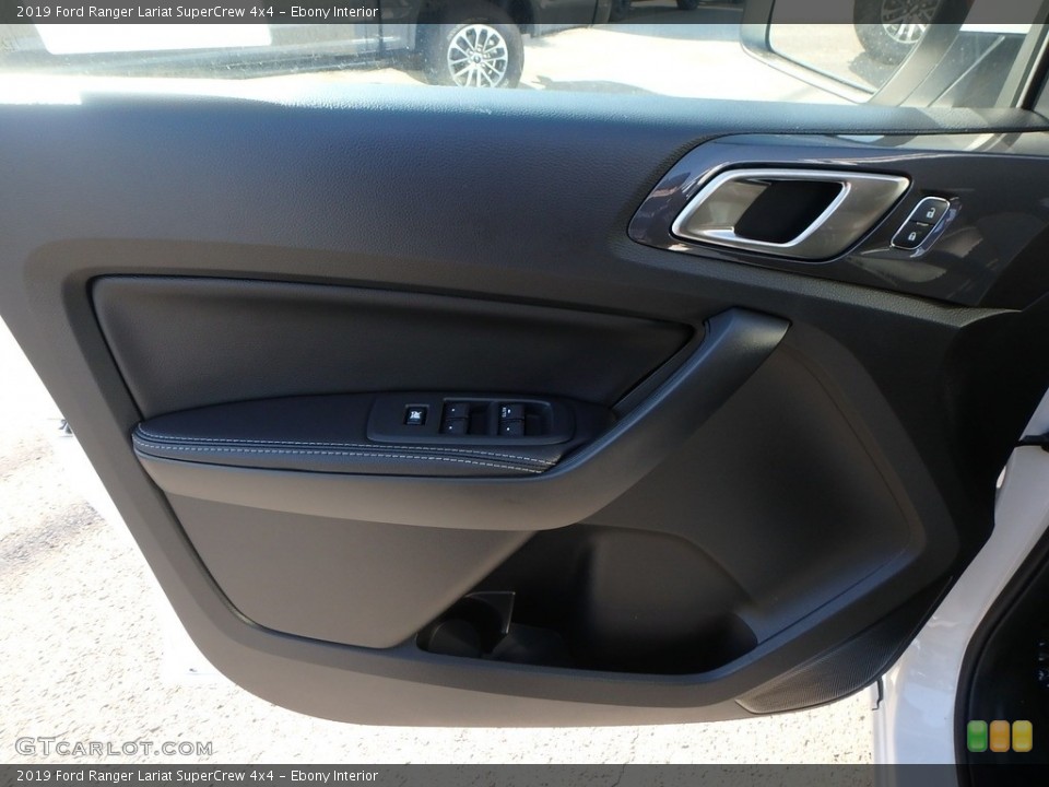 Ebony Interior Door Panel for the 2019 Ford Ranger Lariat SuperCrew 4x4 #133405379