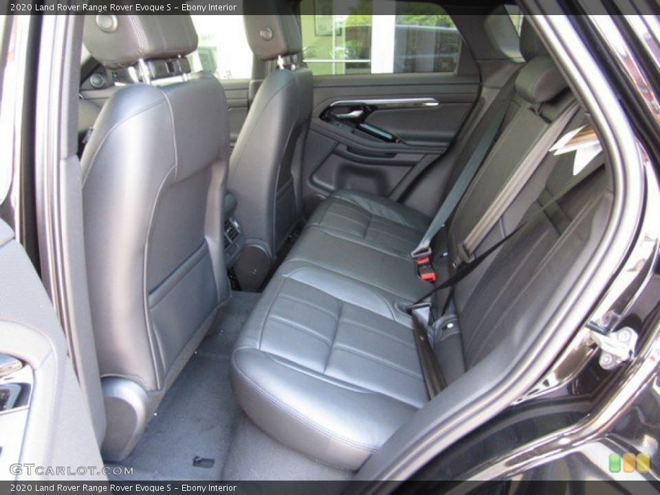 Ebony Interior Rear Seat for the 2020 Land Rover Range Rover Evoque S #133408727
