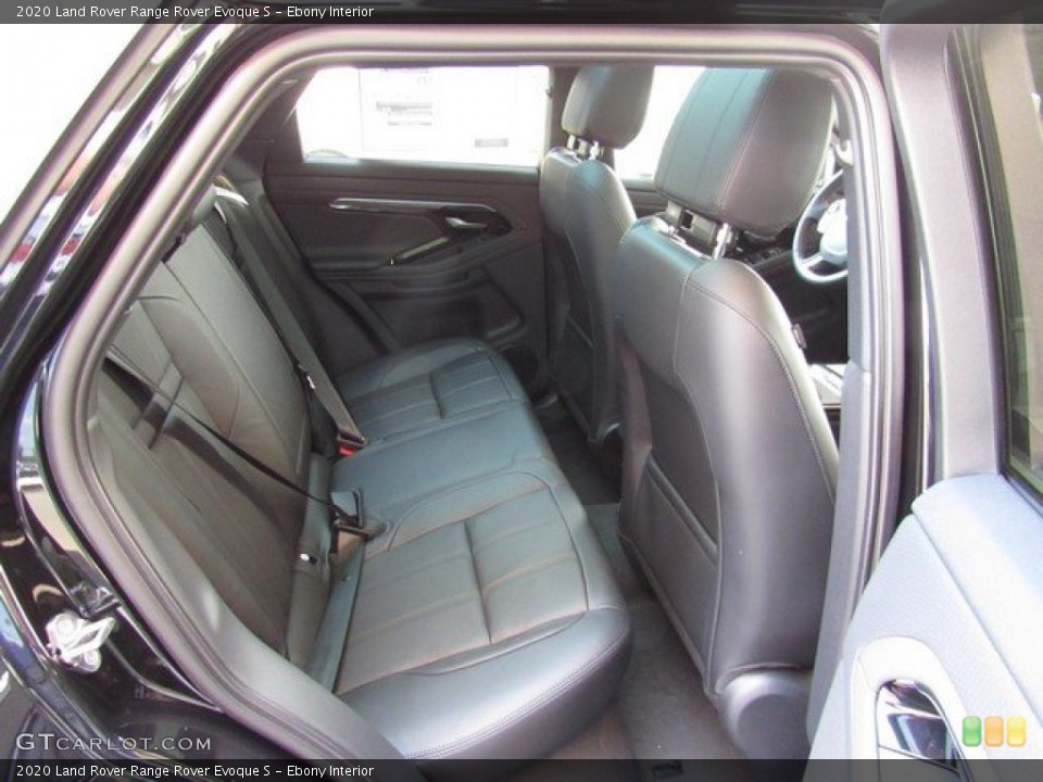 Ebony Interior Rear Seat for the 2020 Land Rover Range Rover Evoque S #133408835