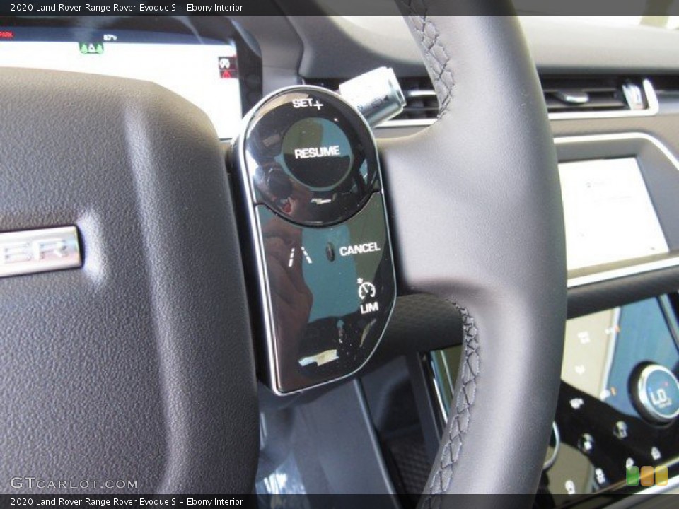 Ebony Interior Steering Wheel for the 2020 Land Rover Range Rover Evoque S #133409011