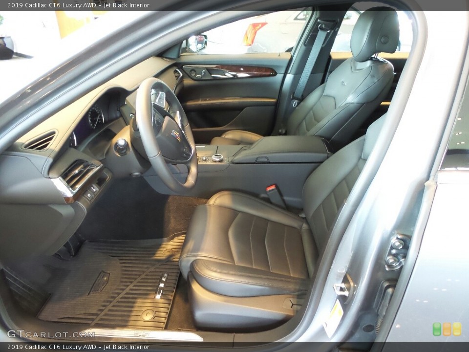 Jet Black Interior Front Seat for the 2019 Cadillac CT6 Luxury AWD #133411634