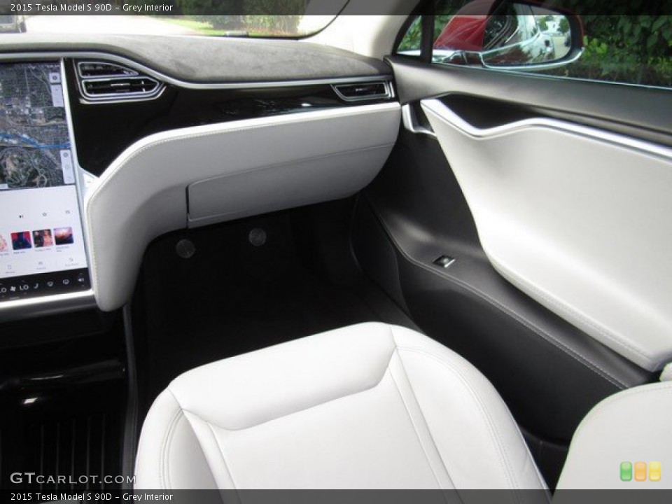 Grey Interior Dashboard for the 2015 Tesla Model S 90D #133444844