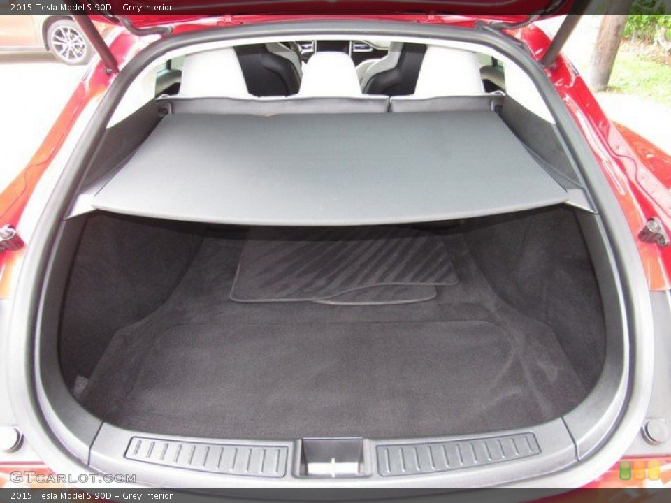 Grey Interior Trunk for the 2015 Tesla Model S 90D #133444868