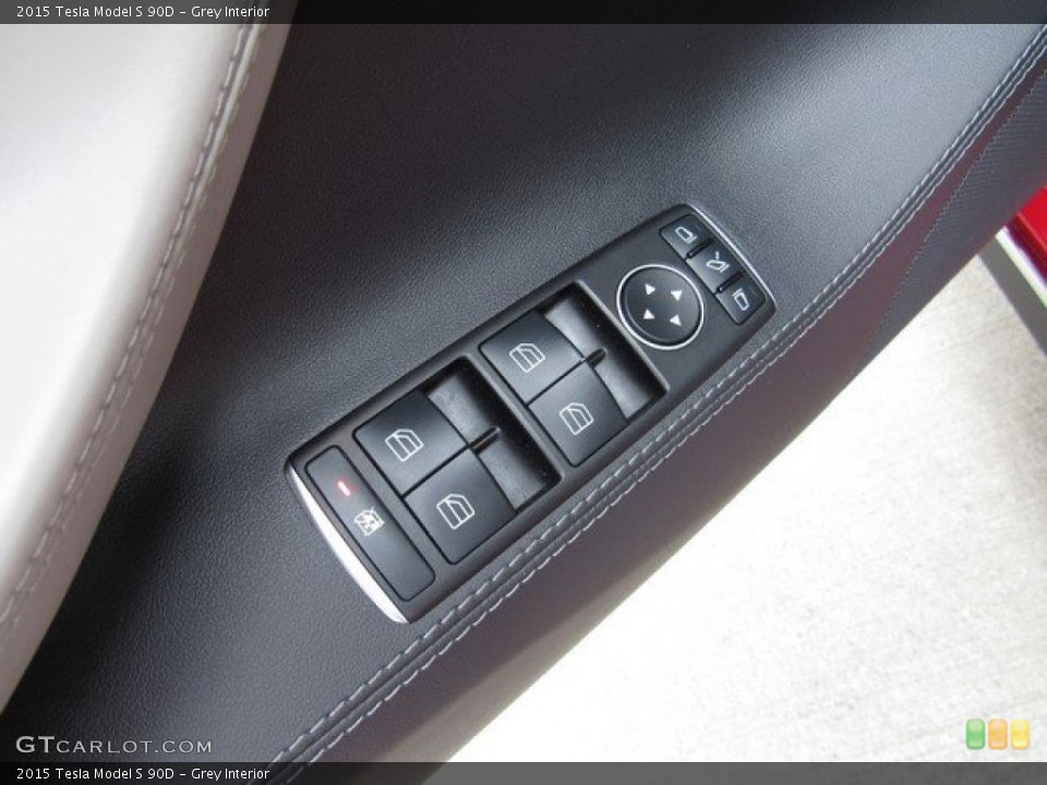 Grey Interior Controls for the 2015 Tesla Model S 90D #133444916