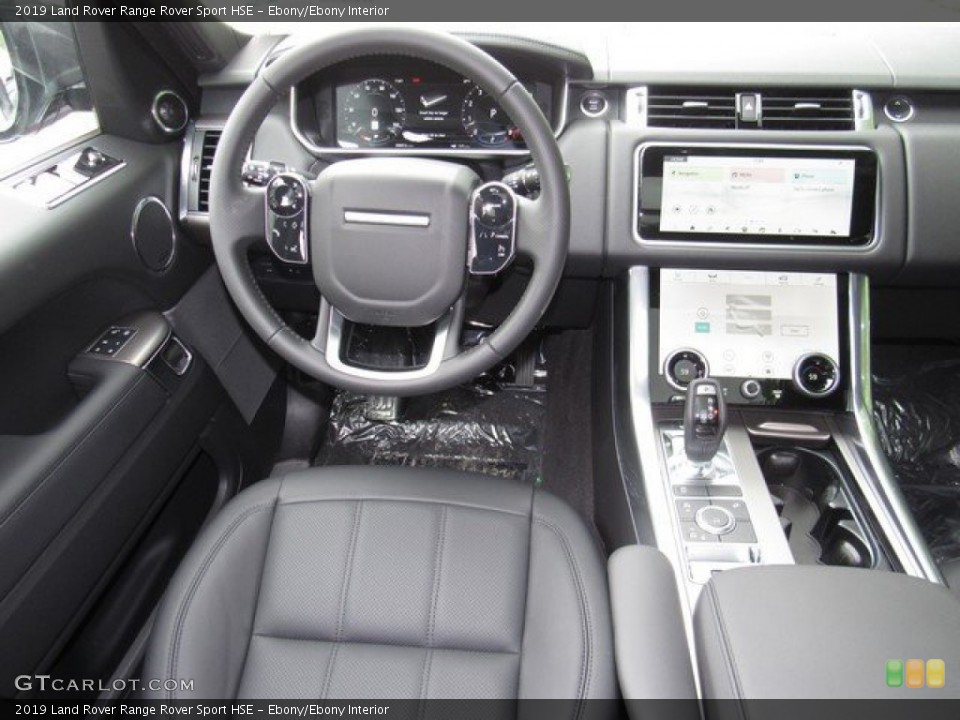 Ebony/Ebony Interior Dashboard for the 2019 Land Rover Range Rover Sport HSE #133451232