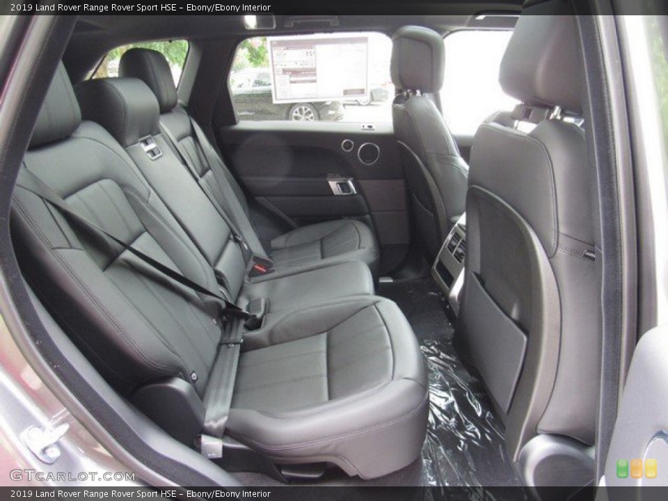Ebony/Ebony Interior Rear Seat for the 2019 Land Rover Range Rover Sport HSE #133451331