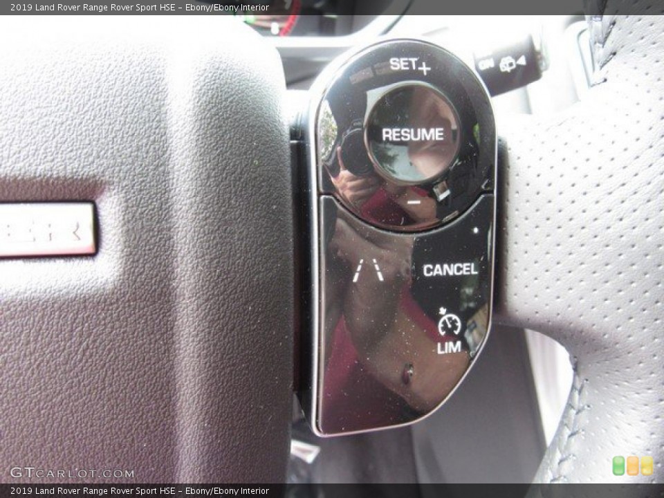 Ebony/Ebony Interior Steering Wheel for the 2019 Land Rover Range Rover Sport HSE #133451490