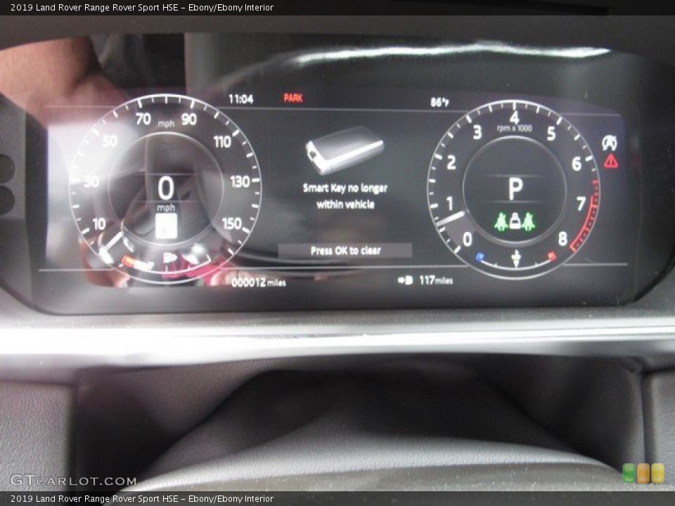 Ebony/Ebony Interior Gauges for the 2019 Land Rover Range Rover Sport HSE #133451514