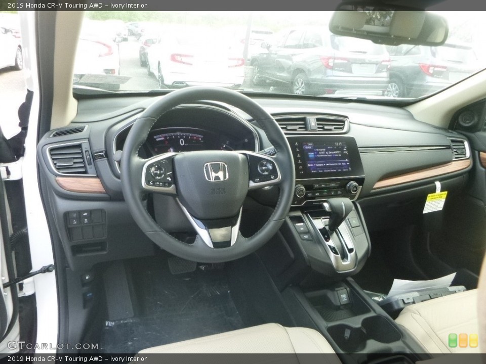 Ivory Interior Dashboard for the 2019 Honda CR-V Touring AWD #133452477