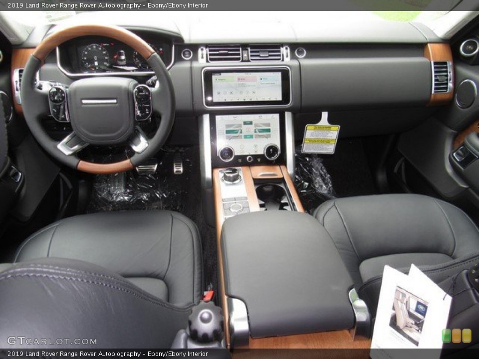 Ebony/Ebony Interior Dashboard for the 2019 Land Rover Range Rover Autobiography #133453248