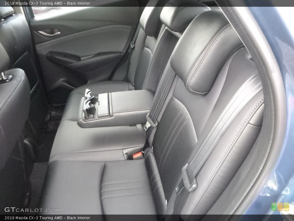Black Interior Rear Seat for the 2019 Mazda CX-3 Touring AWD #133453461