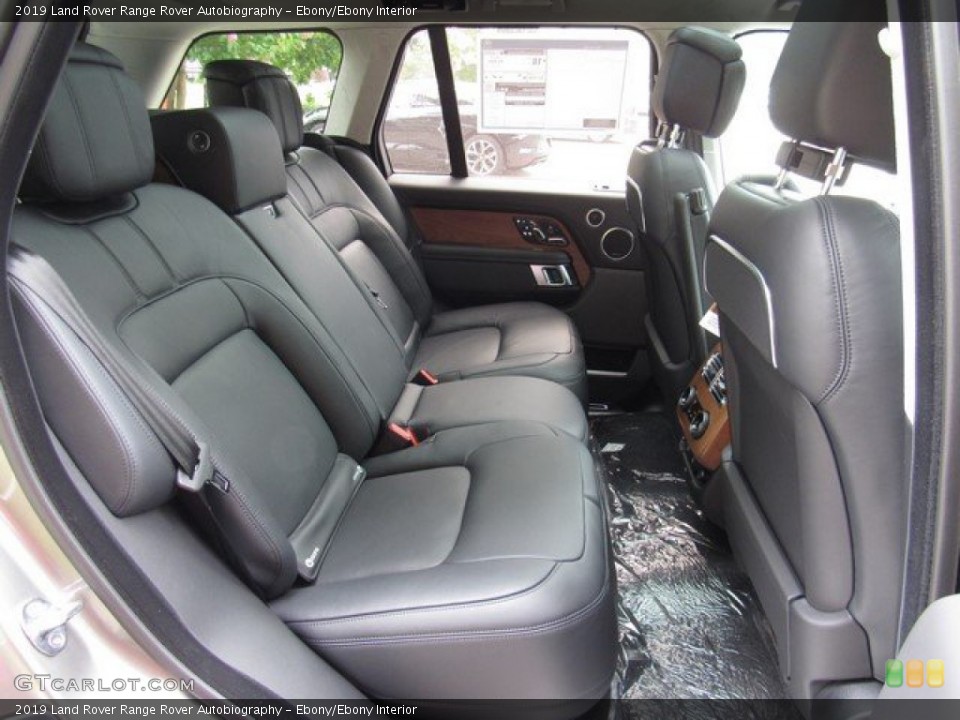 Ebony/Ebony Interior Rear Seat for the 2019 Land Rover Range Rover Autobiography #133453518