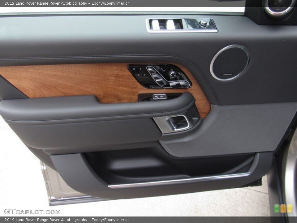 Ebony/Ebony Interior Door Panel for the 2019 Land Rover Range Rover Autobiography #133453674