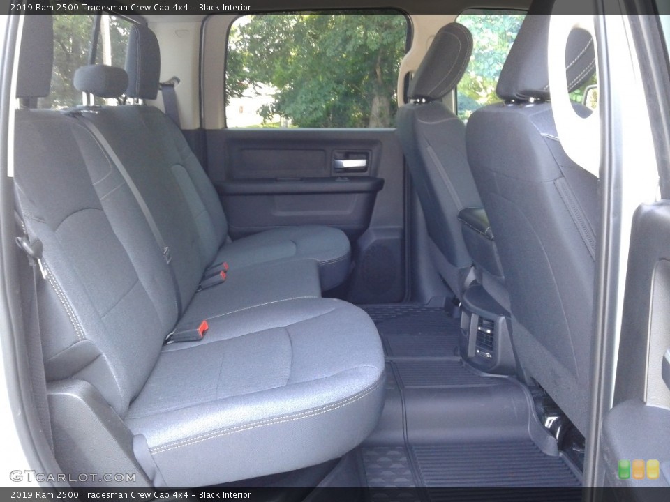 Black Interior Rear Seat for the 2019 Ram 2500 Tradesman Crew Cab 4x4 #133458809