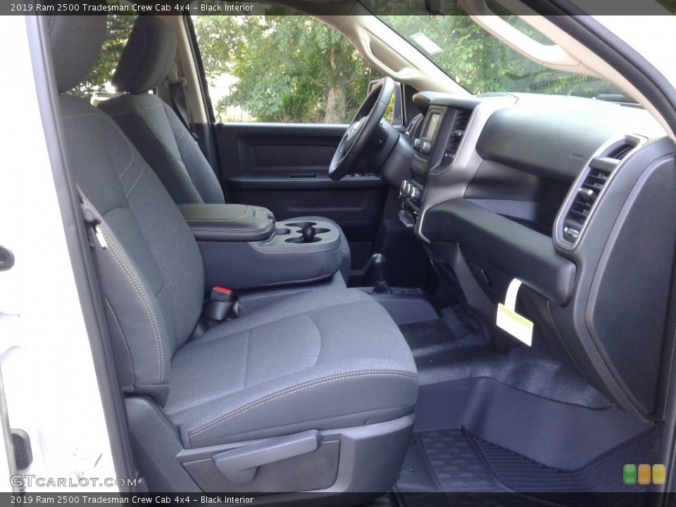 Black Interior Front Seat for the 2019 Ram 2500 Tradesman Crew Cab 4x4 #133458834