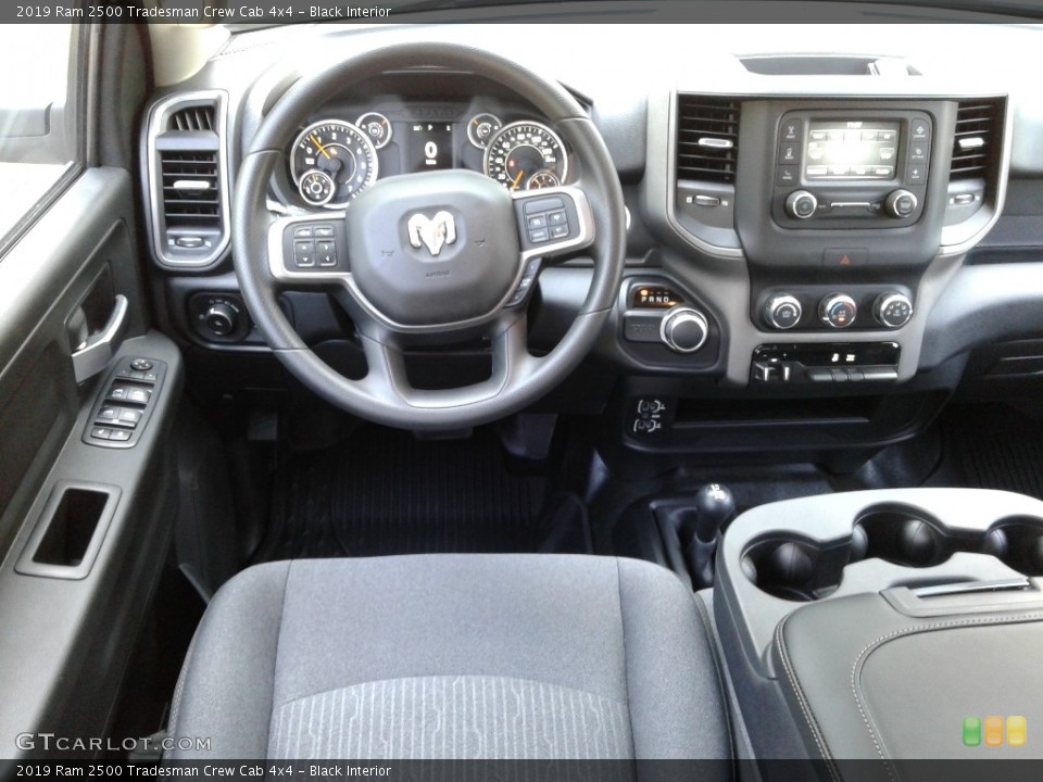 Black Interior Dashboard for the 2019 Ram 2500 Tradesman Crew Cab 4x4 #133459059