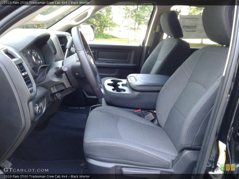 Black Interior Front Seat for the 2019 Ram 2500 Tradesman Crew Cab 4x4 #133459470