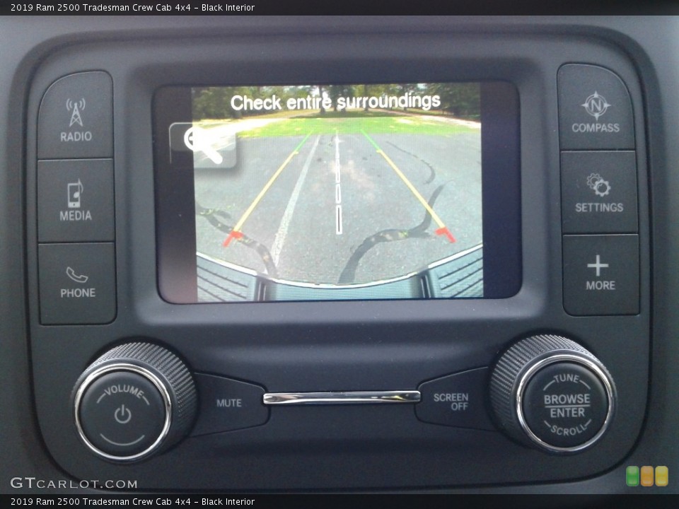 Black Interior Navigation for the 2019 Ram 2500 Tradesman Crew Cab 4x4 #133459704