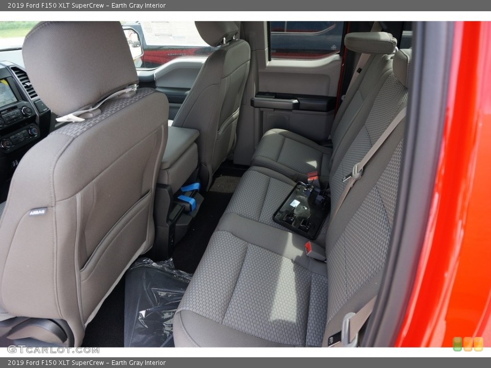 Earth Gray Interior Rear Seat for the 2019 Ford F150 XLT SuperCrew #133463331