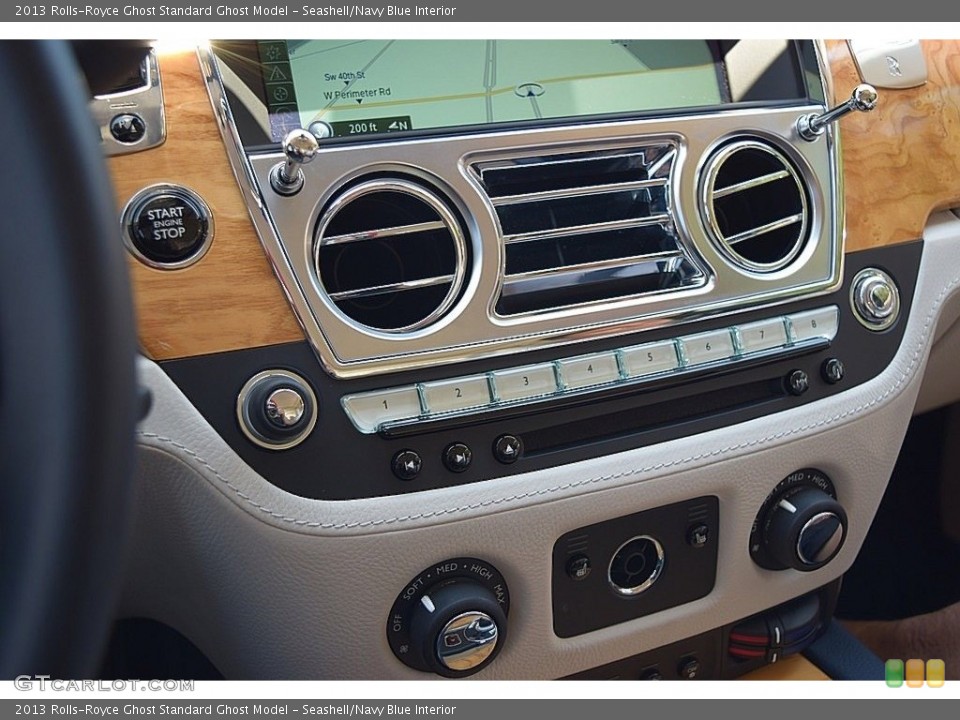 Seashell/Navy Blue Interior Controls for the 2013 Rolls-Royce Ghost  #133463965