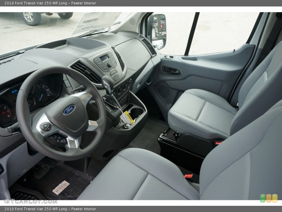 Pewter Interior Photo for the 2019 Ford Transit Van 250 MR Long #133464046