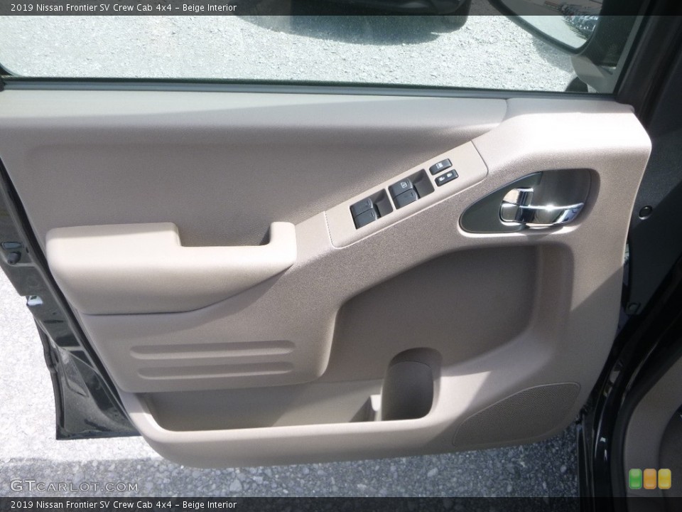 Beige Interior Door Panel for the 2019 Nissan Frontier SV Crew Cab 4x4 #133466773