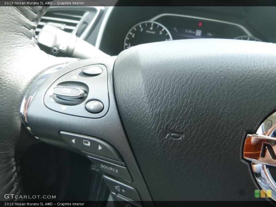 Graphite Interior Steering Wheel for the 2019 Nissan Murano SL AWD #133467283