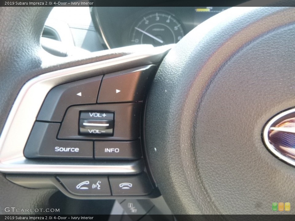 Ivory Interior Steering Wheel for the 2019 Subaru Impreza 2.0i 4-Door #133472623