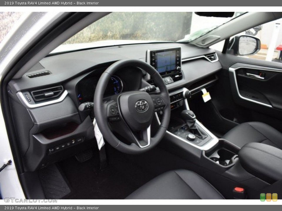 Black Interior Photo for the 2019 Toyota RAV4 Limited AWD Hybrid #133478114