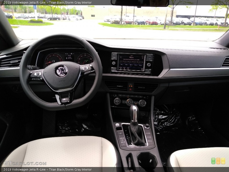Titan Black/Storm Gray Interior Dashboard for the 2019 Volkswagen Jetta R-Line #133478215