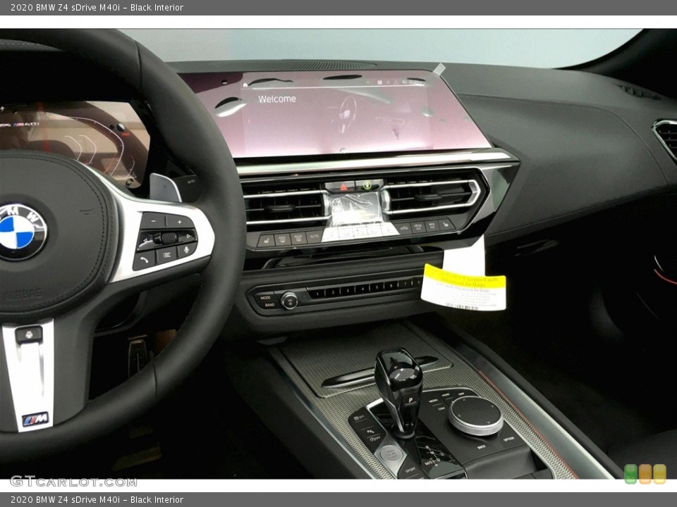 Black Interior Dashboard for the 2020 BMW Z4 sDrive M40i #133479799