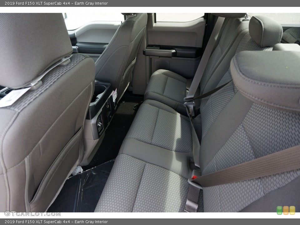 Earth Gray Interior Rear Seat For The 2019 Ford F150 Xlt