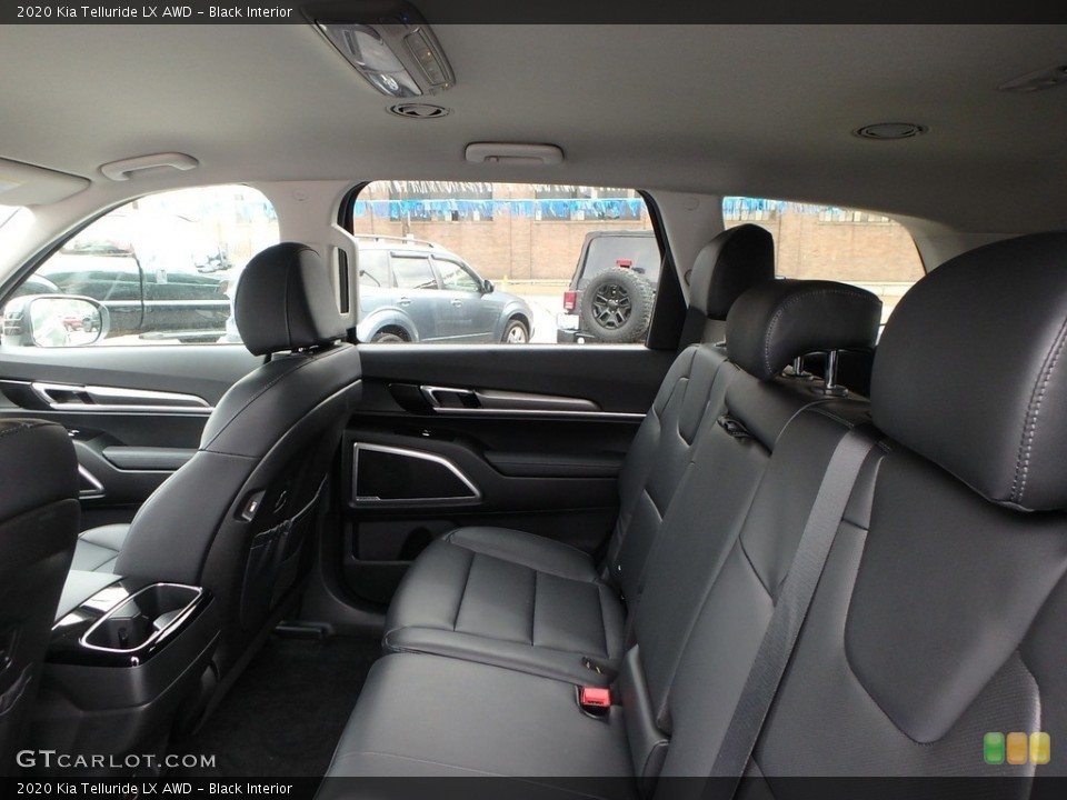 Black Interior Rear Seat for the 2020 Kia Telluride LX AWD #133480753