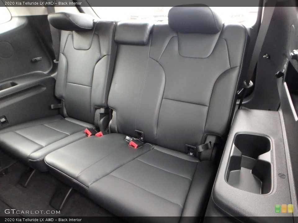 Black Interior Rear Seat for the 2020 Kia Telluride LX AWD #133480765