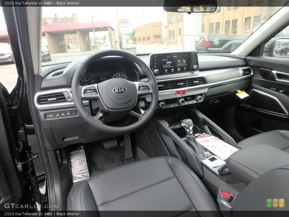 Black Interior Photo for the 2020 Kia Telluride LX AWD #133480777