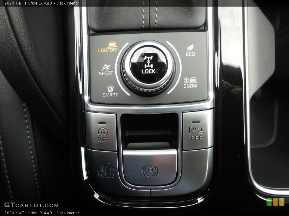 Black Interior Controls for the 2020 Kia Telluride LX AWD #133480813