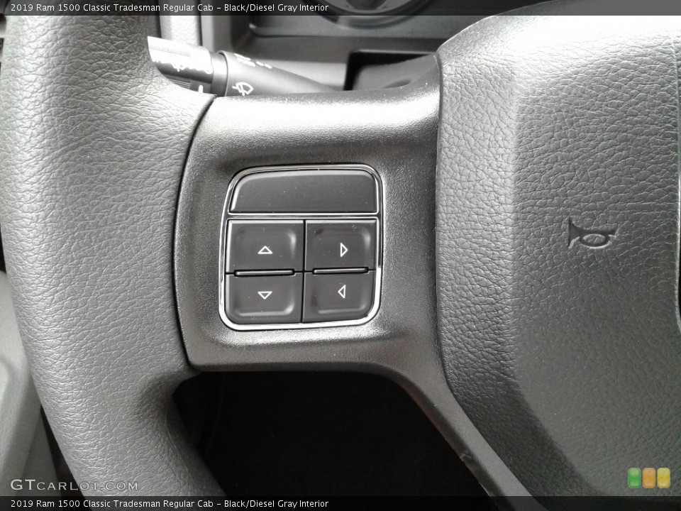 Black/Diesel Gray Interior Steering Wheel for the 2019 Ram 1500 Classic Tradesman Regular Cab #133486319