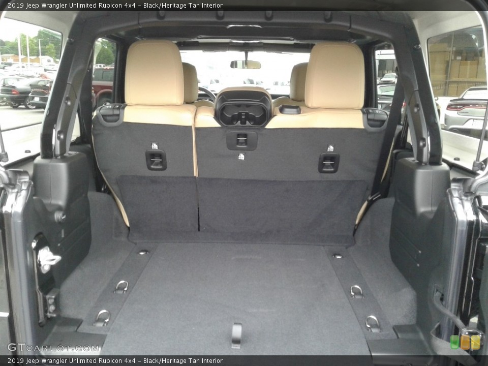Black/Heritage Tan Interior Trunk for the 2019 Jeep Wrangler Unlimited Rubicon 4x4 #133487009