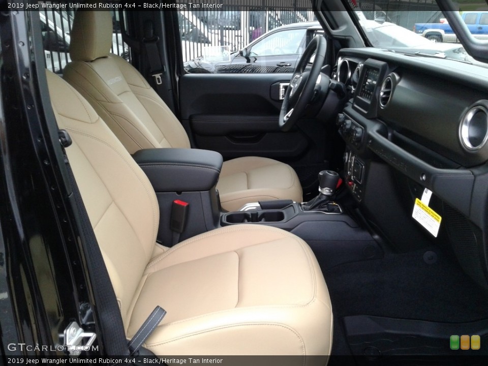 Black/Heritage Tan 2019 Jeep Wrangler Unlimited Interiors