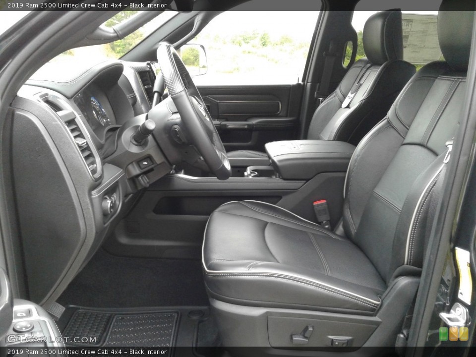 Black Interior Photo for the 2019 Ram 2500 Limited Crew Cab 4x4 #133491155