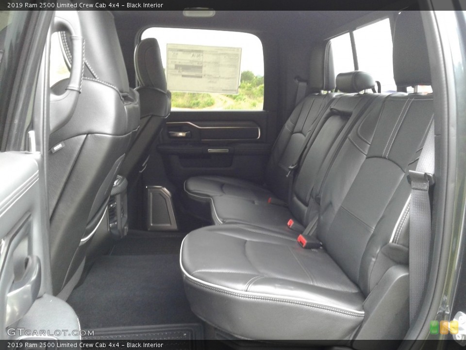 Black Interior Rear Seat for the 2019 Ram 2500 Limited Crew Cab 4x4 #133491188