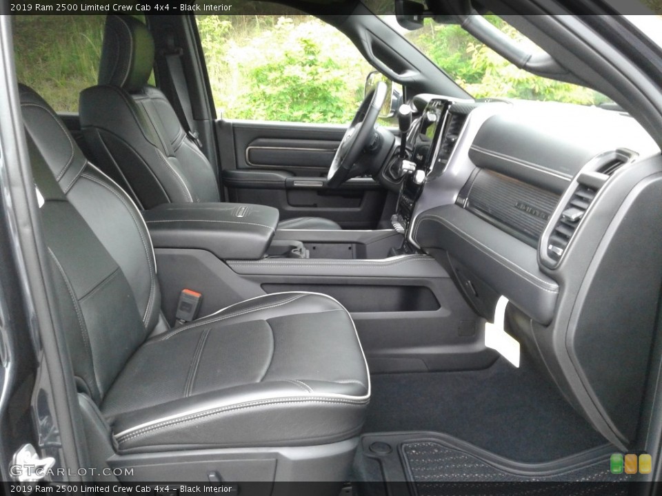 Black Interior Front Seat for the 2019 Ram 2500 Limited Crew Cab 4x4 #133491347