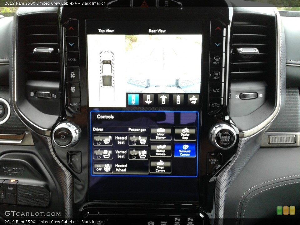 Black Interior Controls for the 2019 Ram 2500 Limited Crew Cab 4x4 #133491530