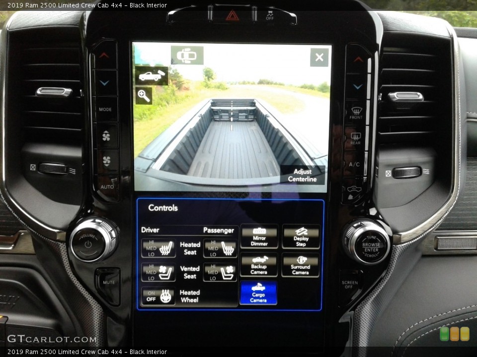 Black Interior Controls for the 2019 Ram 2500 Limited Crew Cab 4x4 #133491557